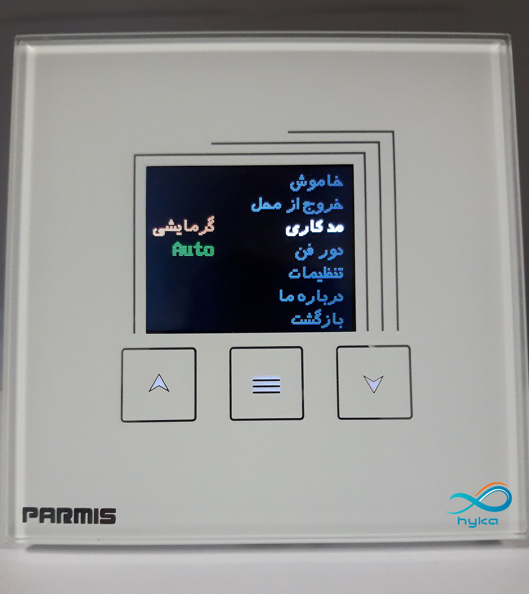 مد کاری ترموستات لمسی